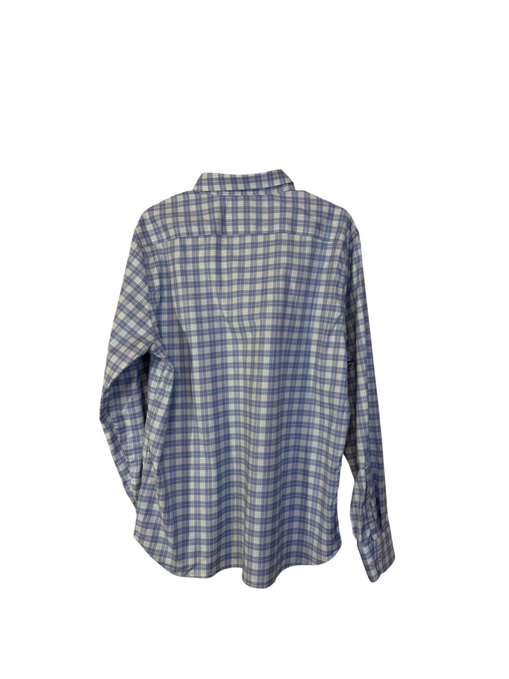 Twillory Untuck(able) Men’s Tailored Fit Plaid Button-Down Shirt L/XL Blue Pink - Picture 2 of 10